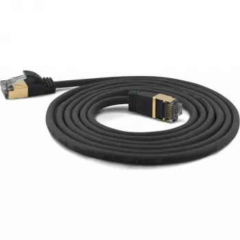 WANTEC 85444210 2 m eurokontakt till IEC C7 strömkabel, svart