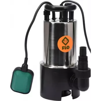 Flo 79792 Self-Priming Surface Water Pump 1100 W, 3800 L/h, 45 m Head, 8 m Suction, Cast Iron
