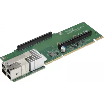 Supermicro AOC-2UR68G4-i4XTS 2U Ultra Riser - nätverksadapter