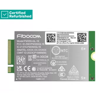 RENEW GOLD HP 4G LTE-modem m.2 WWAN Cat 16 L860-GL-16 Mobile Broadband Cellular (kompatibel med WWAN-kapabla EliteBook 630 640 645 660 830 840 860 1040 G11, x360 G11, ProBook 440 460 465 G11, ZBook Firefly Fury Power 14 16 G11 G11A)