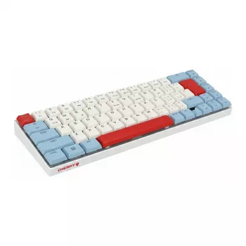 Cherry TAS MX-LP 2.1 kompakt trådlöst tangentbord DE-layout vit