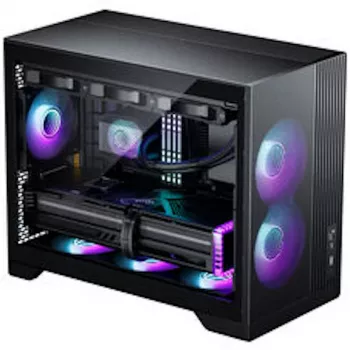PHANTEKS XT M3 datorchassi, mini-chassi + D30 PWM Regular Airflow D-RGB-fläkt, 3-pack, svart
