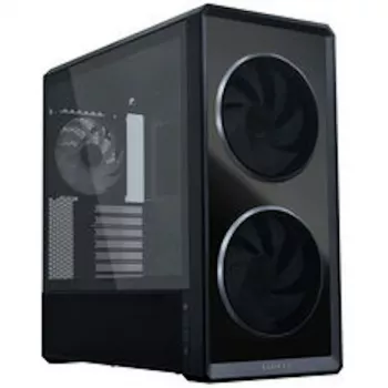 Lian Li LANCOOL 217 INF datorchassi paket + HydroShift II LCD-S 360TL AIO + 3x UNI FAN SL-INF 120 Reverse Blade-fläktar - svart