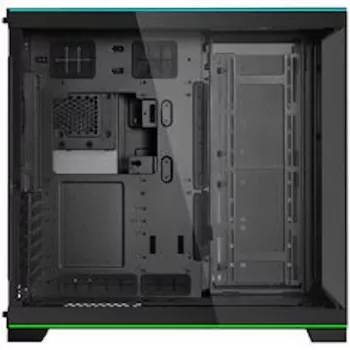 Lian Li O11D EVO RGB datorchassi paket + HydroShift II LCD-S 360TL AiO + 6x UNI FAN SL-INF 120 Reverse Blade-fläktar + UNI HUB SL-INF - svart