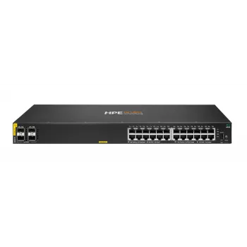 HPE Aruba Networking CX 6000 24p 10M/100M/1G Class4 PoE 4p SFP 1G 370W Switch