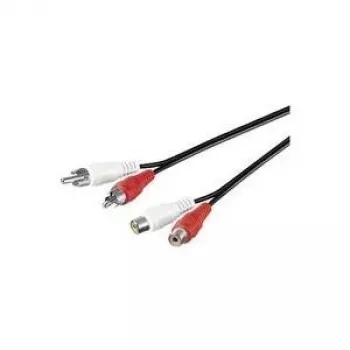 Microconnect AUDCH3 Audiokabel 3 m 2 x RCA svart