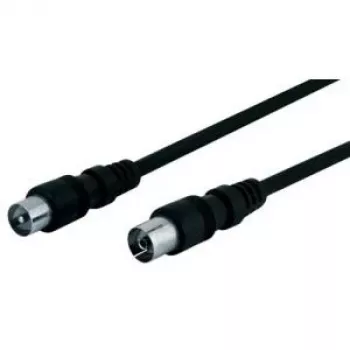 Microconnect COAX025 koaxialkabel 2,5 m svart