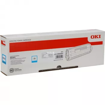 OKI tonerkassett – 10 000 sidor – cyan
