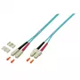 EFB Elektronik O0318.2 duplex fiberpatchkabel, SC-SC, OM4 50/125 µm, LSZH, 2 m, violett