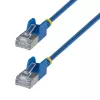 StarTech.com 2 m Ultra Slim Cat6a Ethernet-patchkabel - blå