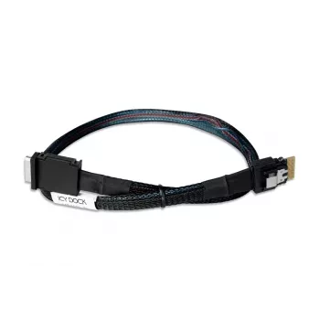 ICY DOCK MB402L-B SlimSAS 4i (SFF-8654) to OCuLink 4i (SFF-8611) Cable, PCIe 4.0, 0.5 m