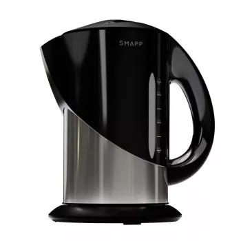 SMAPP 1,7L sladdlös vattenkokare svart 2200W
