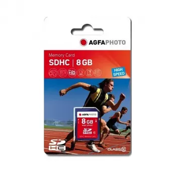 AgfaPhoto SDHC-kort 8GB High Speed Class 10 UHS-I U1 V10