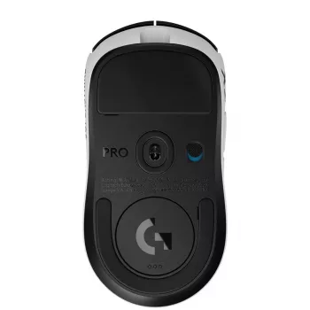Logitech G PRO X2 SUPERSTRIKE optisk trådlös gamingmus – svart/vit