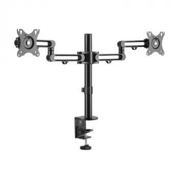 Eaton Tripp Lite Series Flex Arm dubbel skärmbordsfäste för 13-27 tums skärmar upp till 17,6 lbs per skärm (DDR1327SDFC-1)