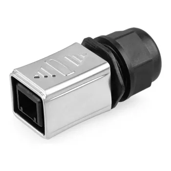 GoodConnections industrikontakt S6 - obestückad kontakt, RJ45-urtag, metall, Good Connections®