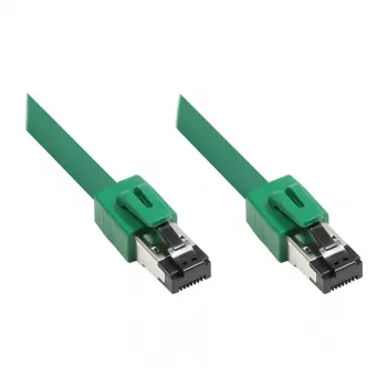 GoodConnections RNS® patchkabel Cat. 8.1, S/FTP, PiMF, LSZH, 2000MHz, 40Gbit/s, grön, 1,5 m