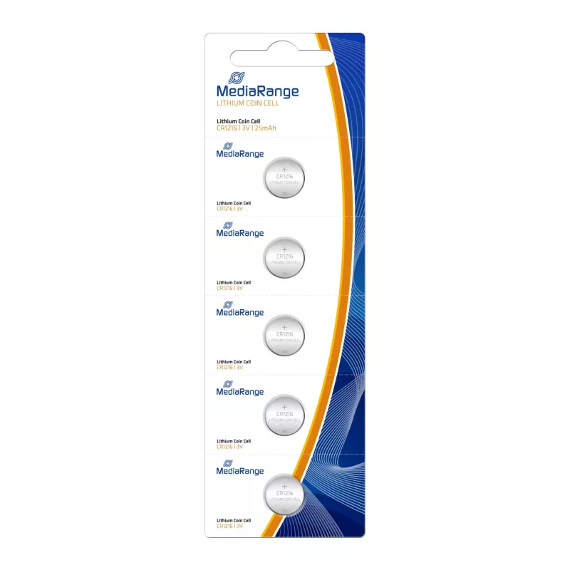 MEDIARANGE MRBAT133 CR1216 3V litiumknappcell (5-pack)