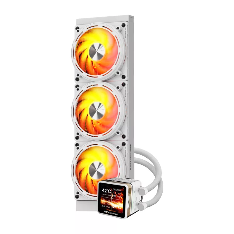 Darkflash DE360 CPU-vattenkylning, vit