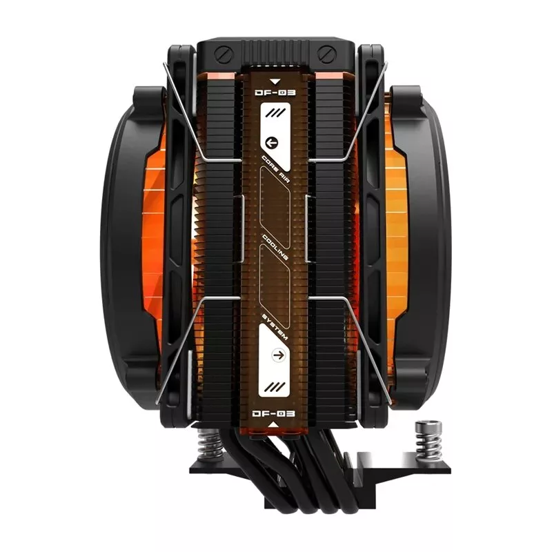 Darkflash E400 PLUS aktiv CPU-kylare, svart