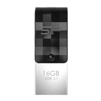 Silicon Power Mobile C31 USB-minne 16GB USB 3.1 Gen 1 / USB-C svart