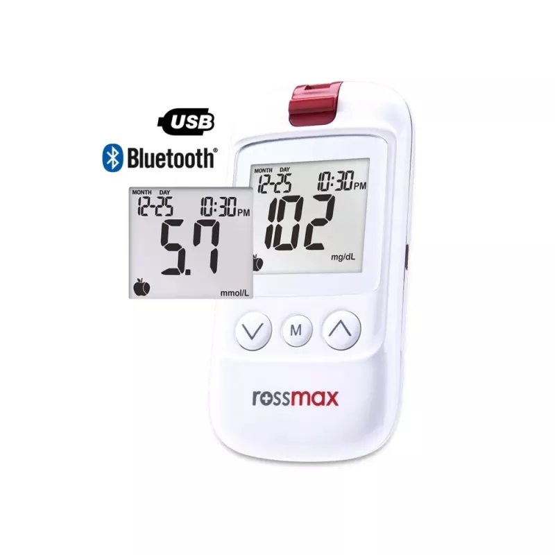 ROSSMAX HS200 BT blodsockermätare med Bluetooth
