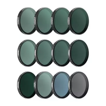 Freewell Filter Set for OSMO Action 6 – Mega Kit – 12-piece package