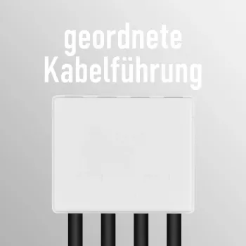 EFB Keystone Box 4 Port ytmonterad ren vit