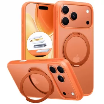 TORRAS Ostand Pro MagSafe Case för iPhone 17 Pro Max - Energy Orange