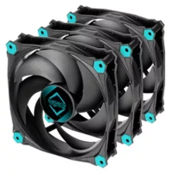 Iceberg Thermal IceGALE Silent 120mm svart chassifläkt 3-pack