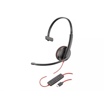 Poly Blackwire C3210 USB-C enkelöron headset (209748-22)