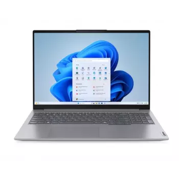 Lenovo ThinkBook 16 G7 laptop, AMD Ryzen 5 7535HS, 16GB DDR5, 512GB SSD, 16 inch WUXGA IPS, Windows 11 Pro, Arctic Grey