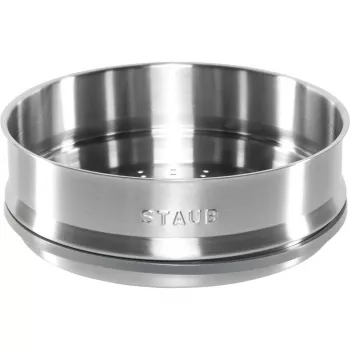 Staub 26 cm ånginsats, emaljerat gjutjärn, mörkblå