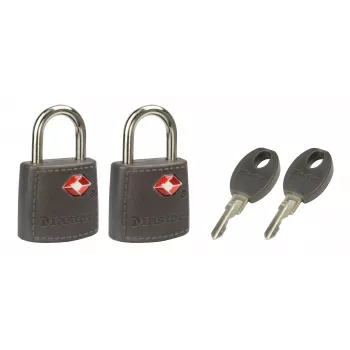 Master Lock 2 hänglås 20 mm 3-stiftscylinder 4695EURTAST