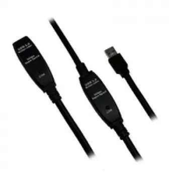 MCL Samar MC923AMF/A-15M USB 3.2 Gen 1-kabel - 15 m - USB-A till USB-A - svart
