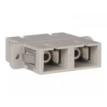 Tripp Duplex Fiber Optic MMF/SMF Multimode Singlemode Coupler SC/SC - Nätverkskoppling - SC Multimode (Beige)