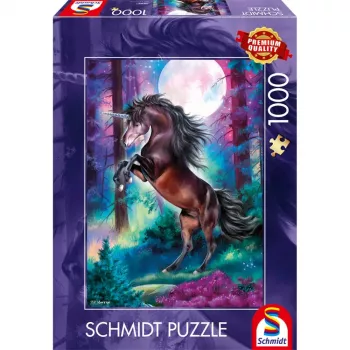 Schmidt Spiele Enhörning vid Fullmåne 1000 bitar pussel