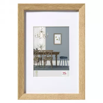 Walther Fiorito Light Oak 30x40 träbildram med passepartout EF040E