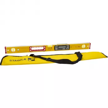 STABILA TECH 196 DL digitalt vattenpass 81 cm med halkstopp och väska