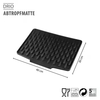 GEFU DRIO Torkmatta Antracit
