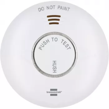 Brennenstuhl Connect WiFi RM A 3020 smart rökdetektor med appstyrning, batteridriven, 120 mm x 36 mm, vit