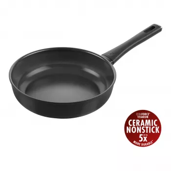 ZWILLING Madura Plus 24 cm sautépanna, svart, aluminium