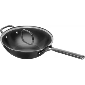 ZWILLING Milano wok med glaslock 30 cm, svart