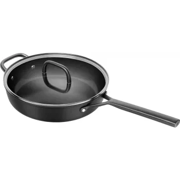 ZWILLING Milano sautépanna med glaslock 28 cm, svart
