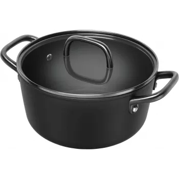 ZWILLING Milano soppgryta med glaslock 24 cm, svart