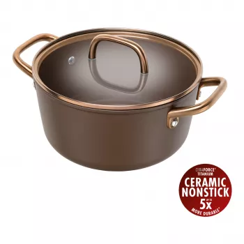 ZWILLING Milano soppgryta med glaslock 24 cm, brun