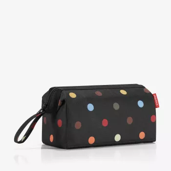 Reisenthel WC7009 Travel Cosmetic Dots necessär - flerfärgad polyester med dragkedja, 3 fack