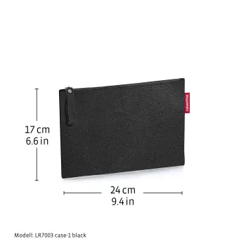 Reisenthel Case 1 Dots kosmetikväska svart flerfärgad polyester 240 mm x 170 mm
