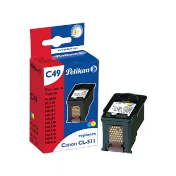 Pelikan kompatibel bläckpatron för Canon CL-511XL trefärg (cyan, magenta, gul) - hög kapacitet