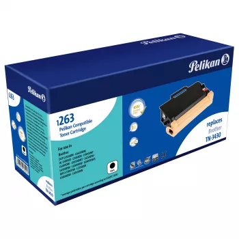 Pelikan tonerkassett för Brother TN3430 svart